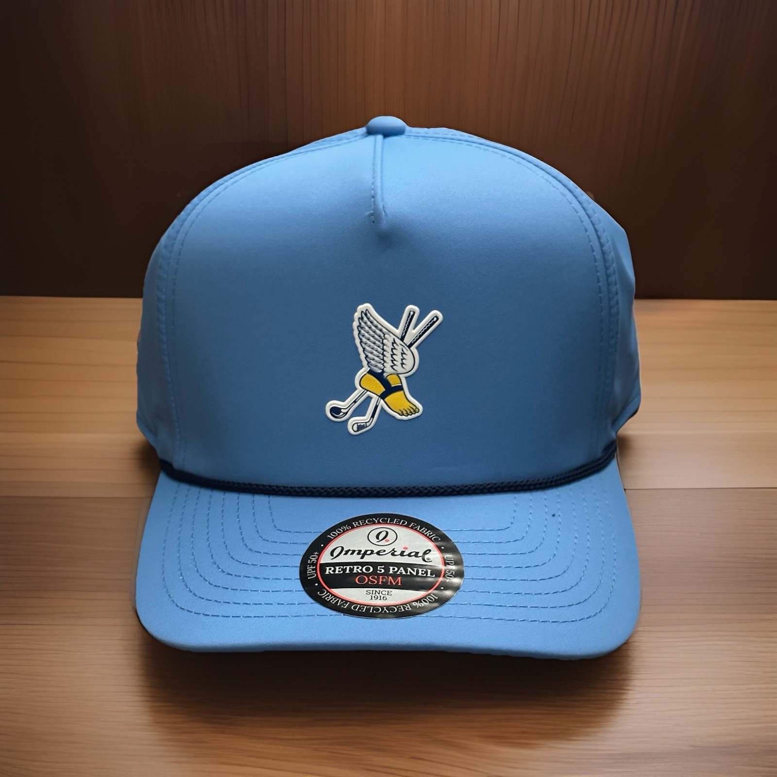Winged Foot Golf Club Hat - Imperial - The Wrightson - Light Blue - NEW