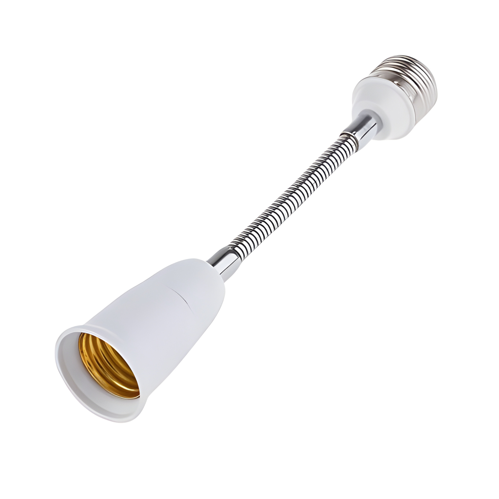 3 Pack E26 E27 Light Bulb Socket Flexible Extension Adapter Standard Medium Base