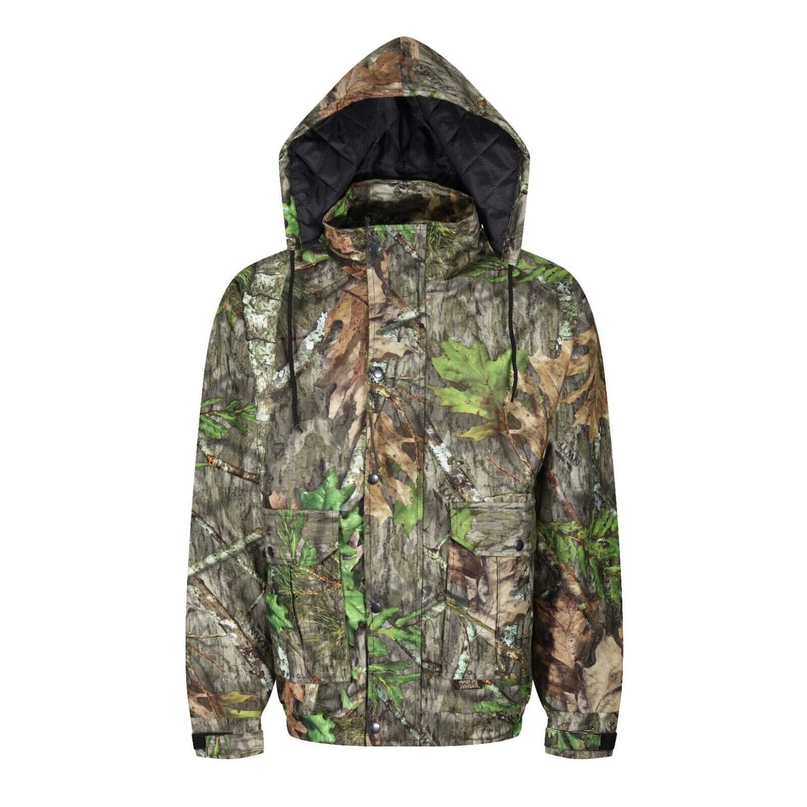 Stormkloth Mossy Oak Break Up OBSESSION Hooded Bomber Jacket Hunting Men