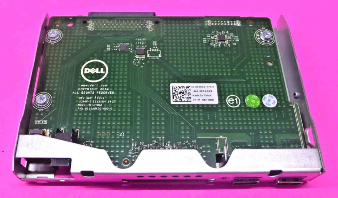 NEW Dell PowerEdge T430 Front Control Panel Board w/Caddy Tray WGKGP KTRKK