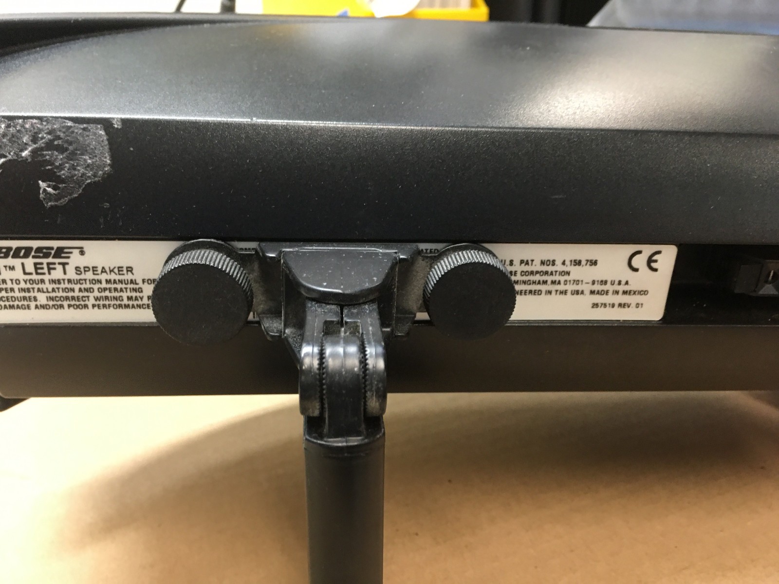 Bose Wall/Ceiling Brackets for Bose 151SE / 161 Speaker - BLACK - PAIR