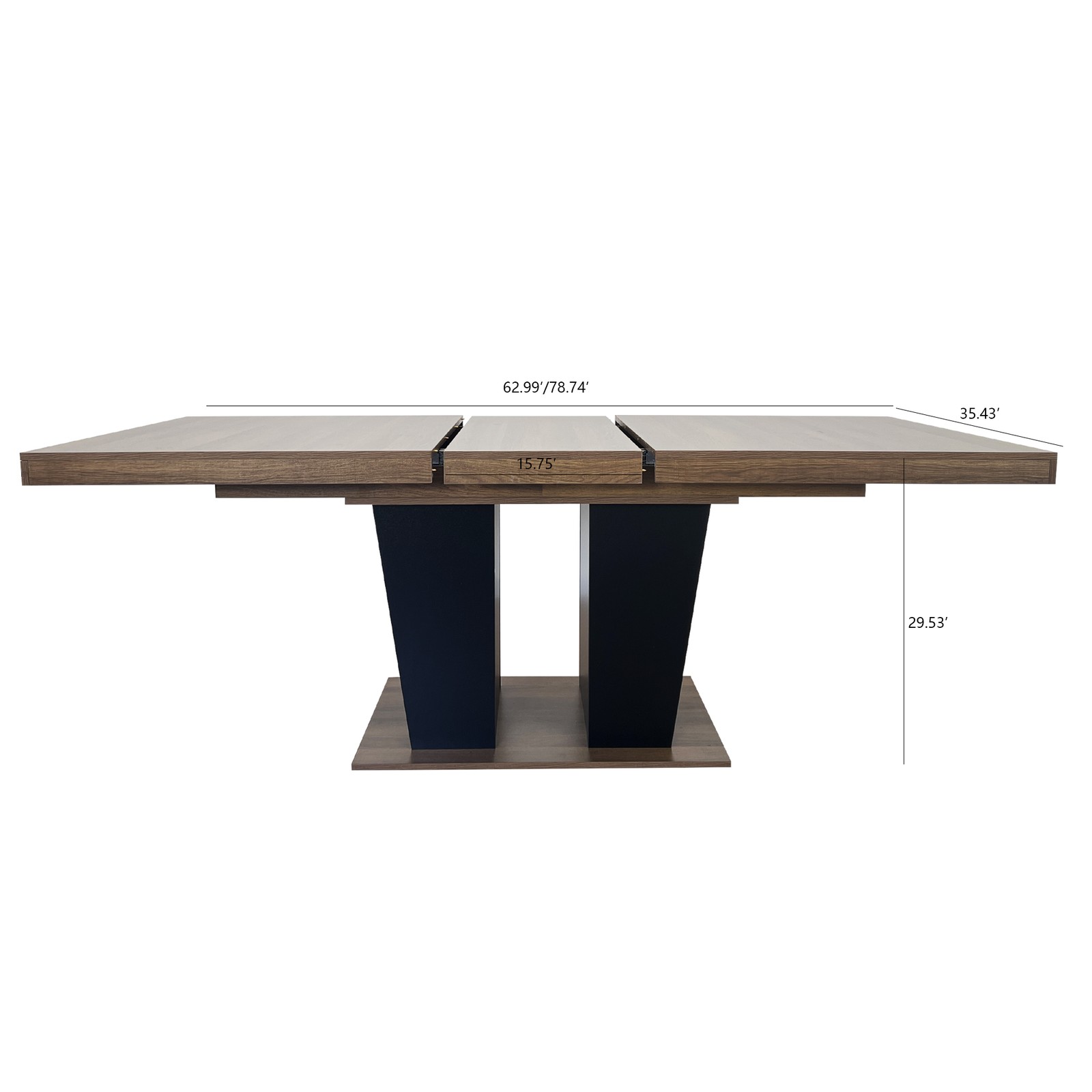 Extendable Dining Room Table for 4-10 People,Wooden Transformer Kitchen Dining