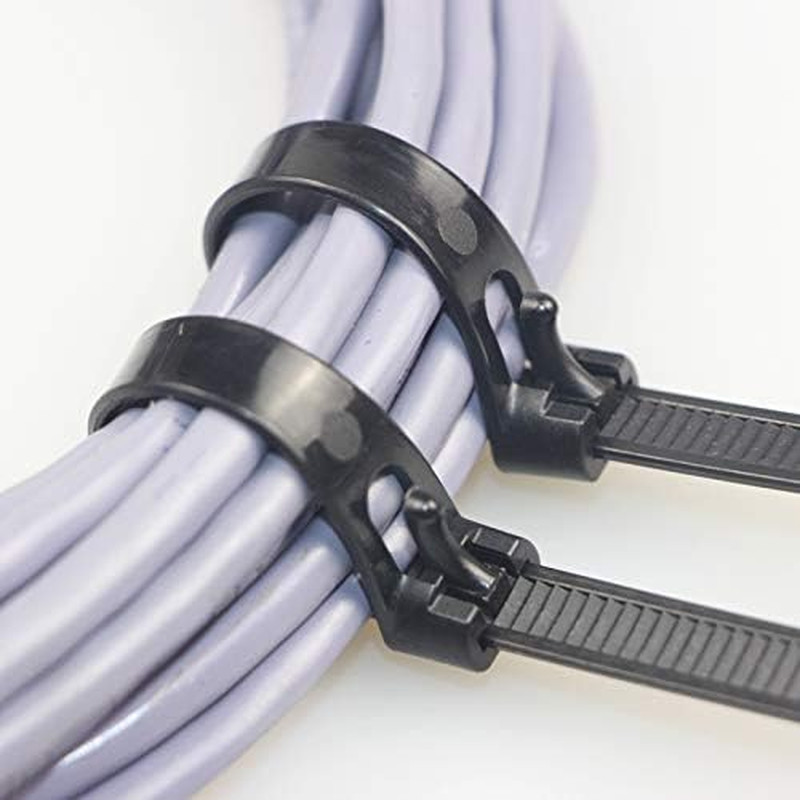 Reusable Zip Ties, 100 Pcs Assorted Fastening Cable Zip Ties 6" 8" 10" 12" Four