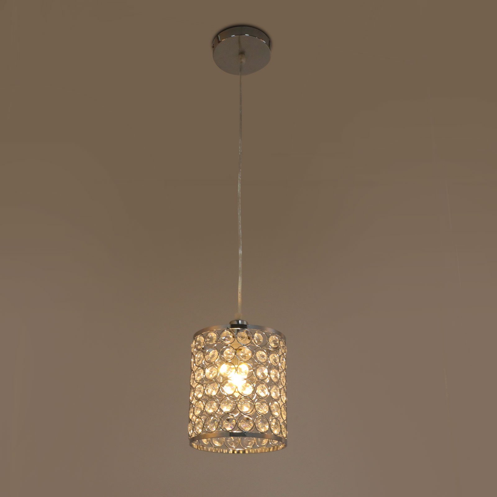 Crystal Pendant Light Modern Indoor Decor Pendant Lighting Ceiling Hanging Light