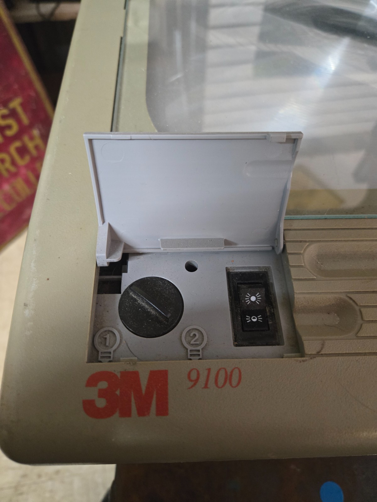 3M Overhead Projector 9100 Model Gray Tested Working Good Condition