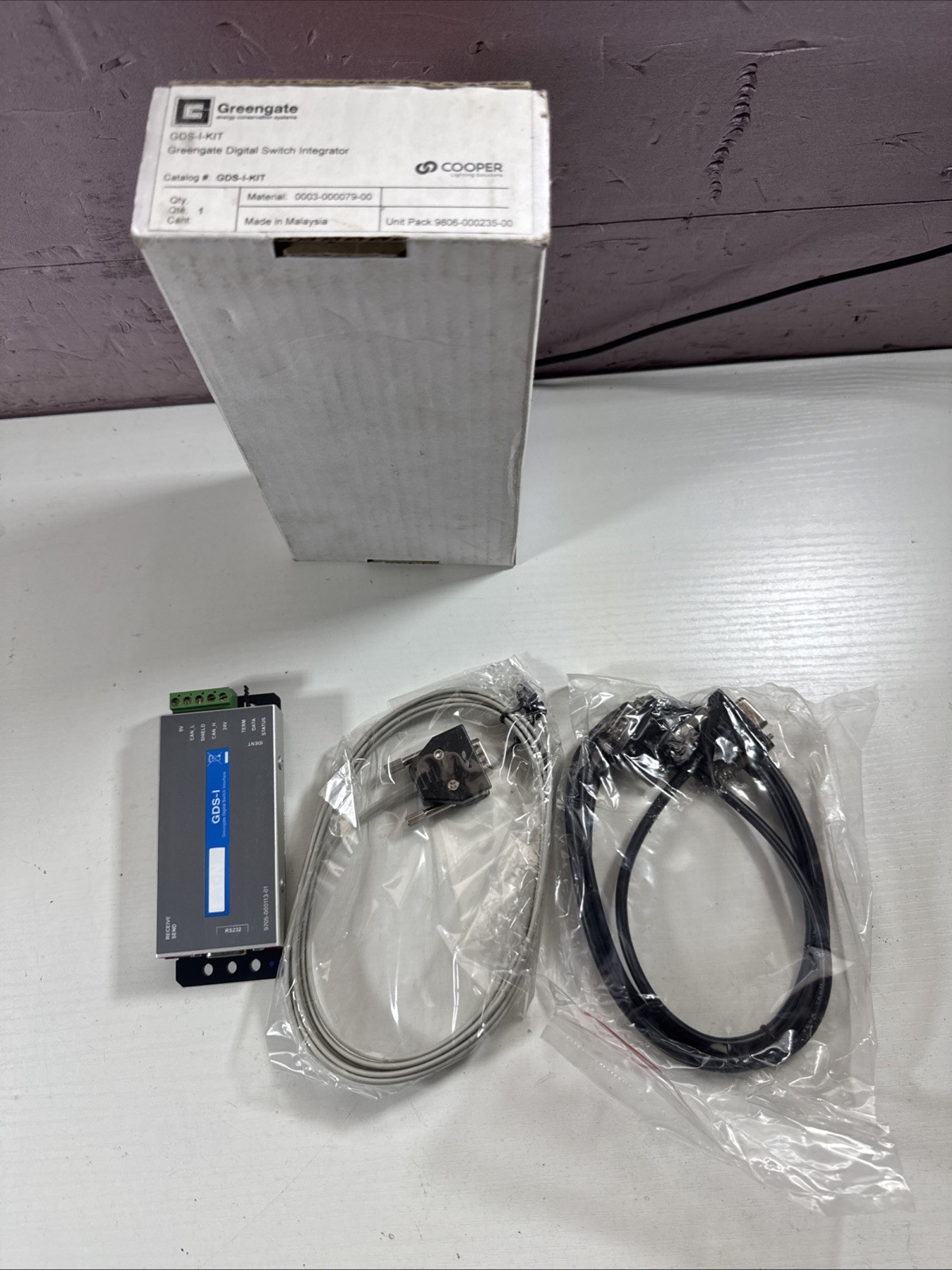 Greengate, Eaton, Cooper, GDS-I-KIT Digital Switch Integrator New Open Box