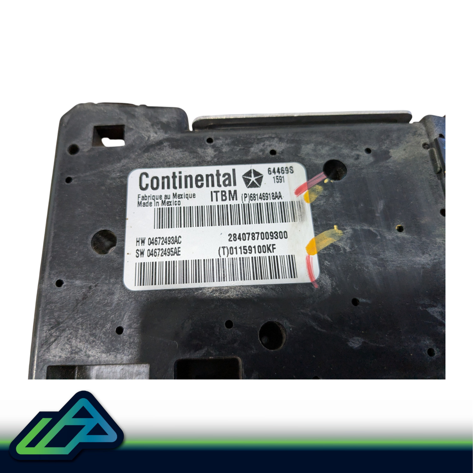2009-2012 Dodge Ram 1500 2500 3500 Trailer Brake Controller ITBM 68146918AA