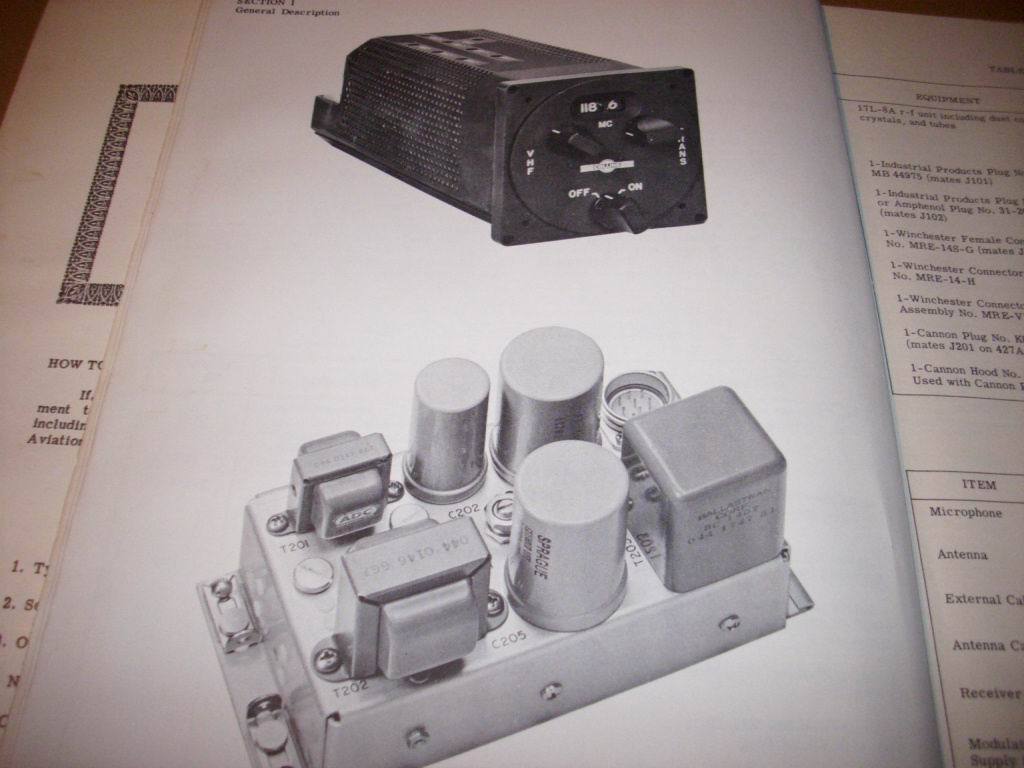 Collins 17L-8/8A & 427A-1 Service manual