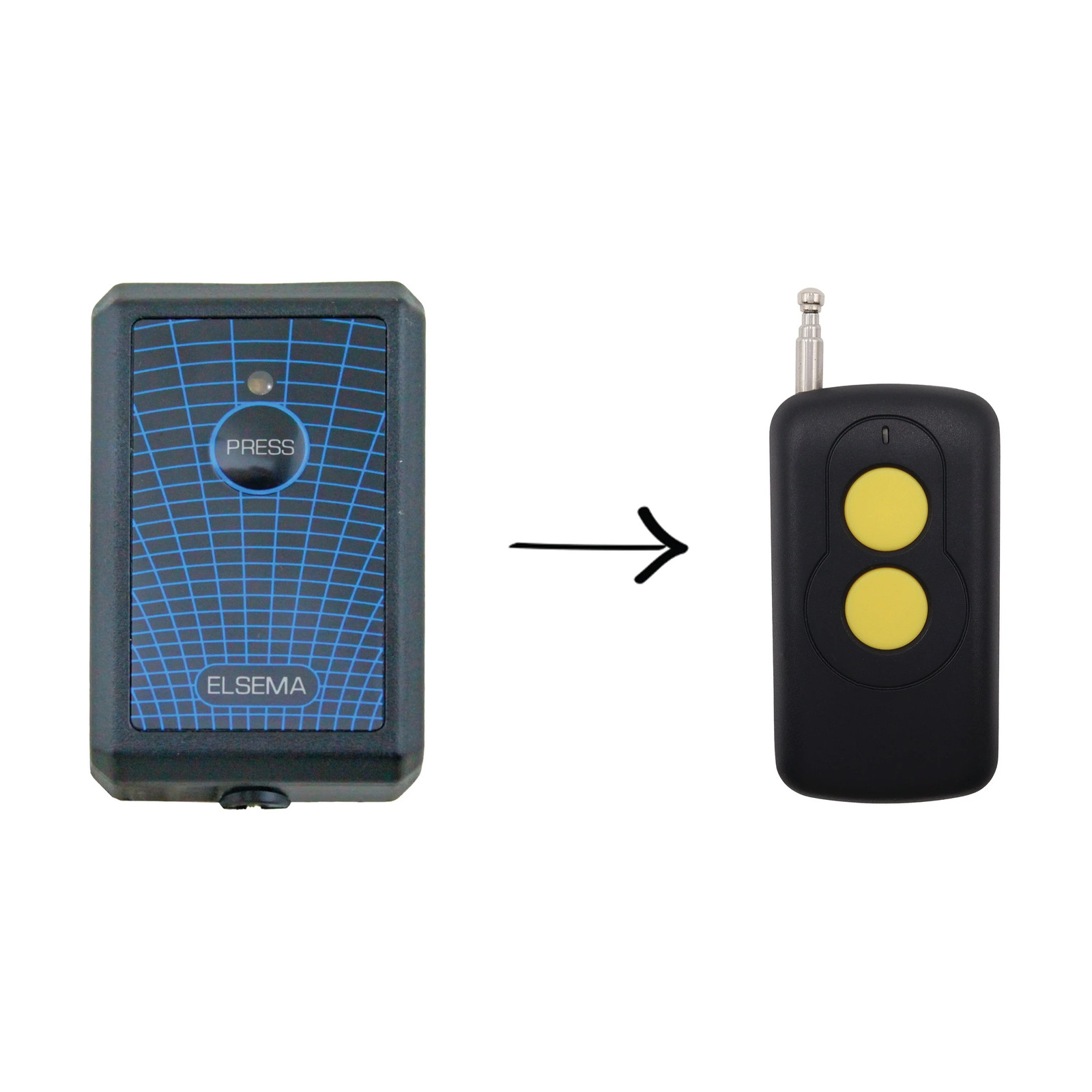 Elsema Garage/Gate Compatible Remote Key301 27.145MHz Suits FMT201/FMT301/FMT401