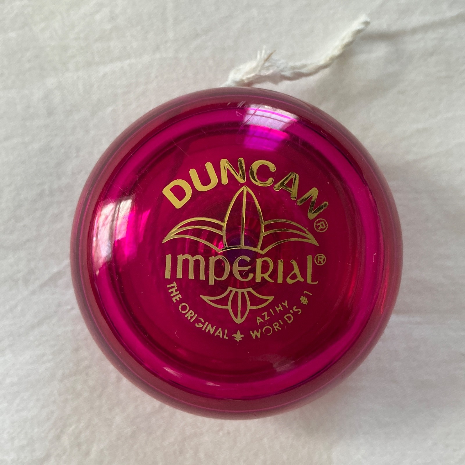 Duncan Imperial Yo Yo Red EXC Fleur de Lis