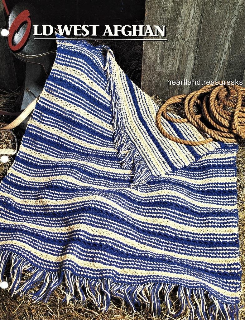 Old West Afghan  Annie's Attic Crochet Afghan Pattern Page