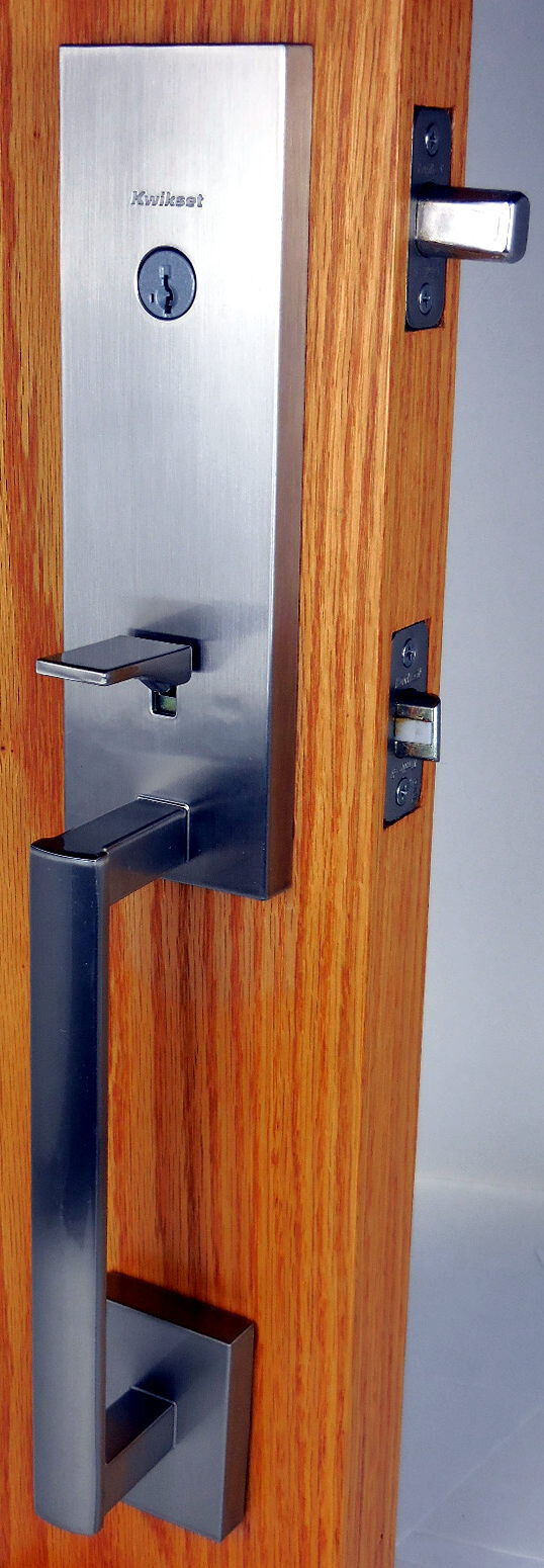 Kwikset Vancouver Handleset Halifax Lever Satin Nickel 818VNHXHFLSQT15 #7jz