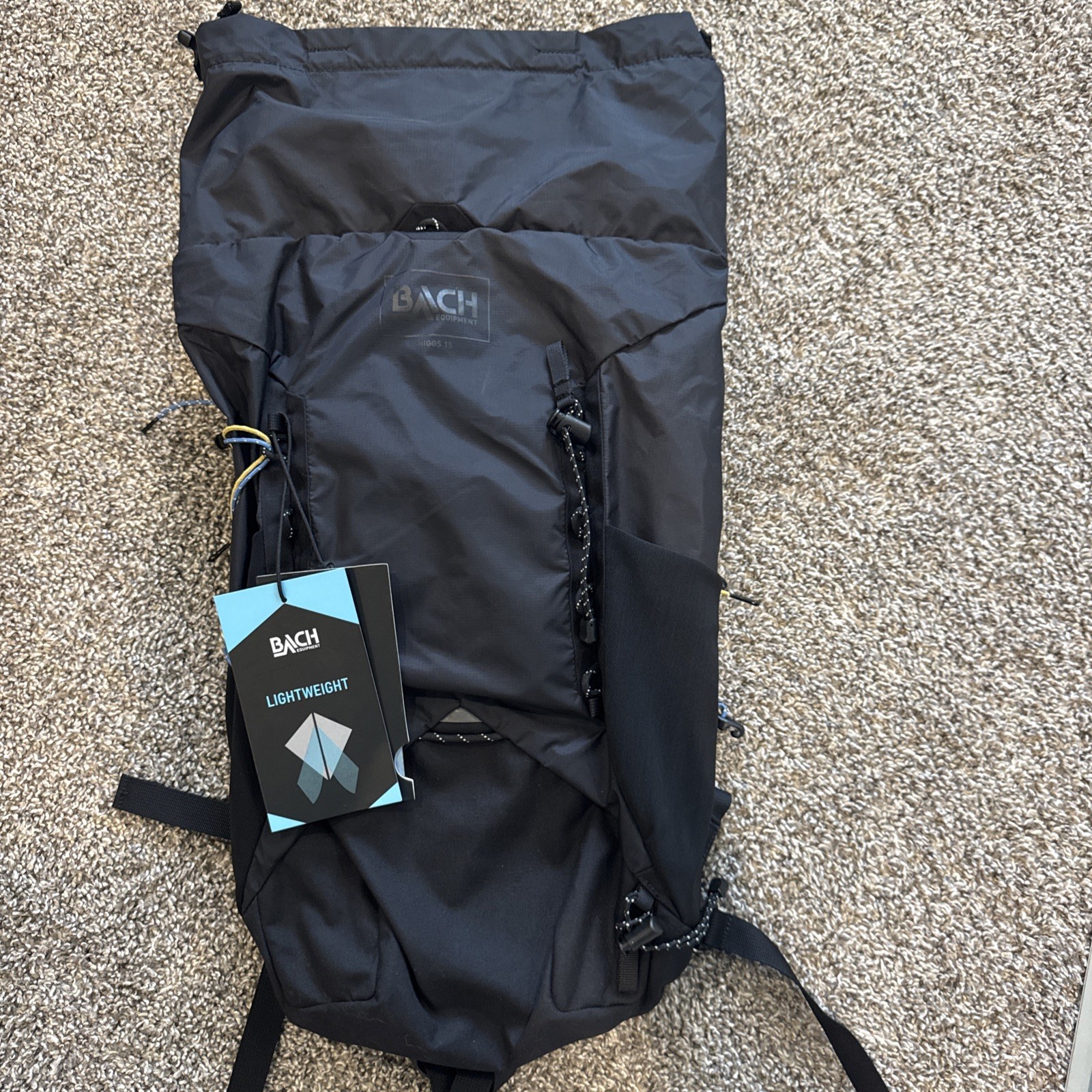 BACH EQUIPMENT  Black Backpack Higgs 15 Brand New