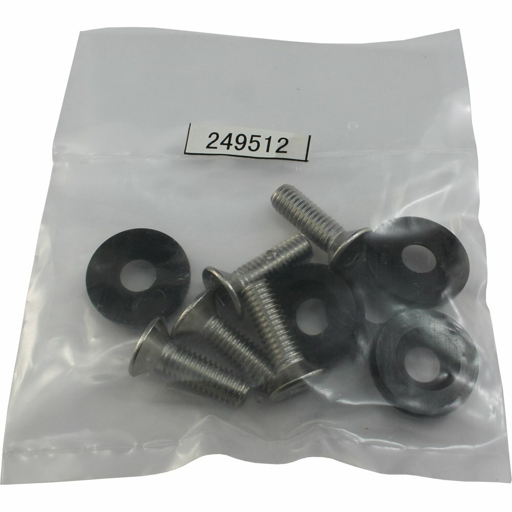 2003-2019 Honda Ruckus 10 Piece 6mm Bolt and Washer Dress Up Kit Black