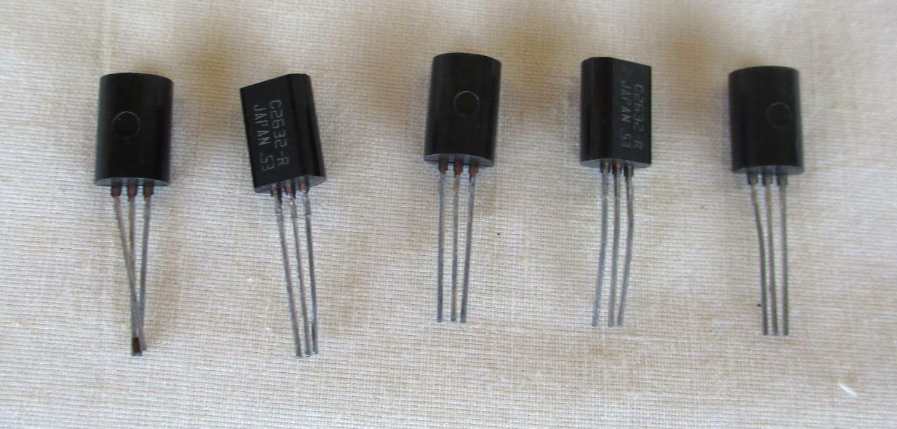 5 Pieces Unbranded C2632-R NPN Silicon High Voltage Video Amp Transistor NOS