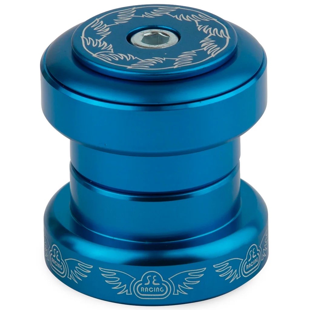 SE BIKES BMX ELUDER BICYCLE THREADLESS HEADSET BLUE SEALED BEARINGS