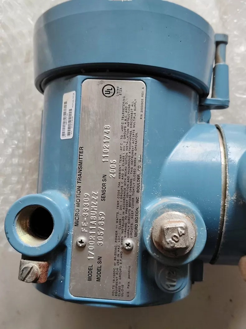 Micro Motion 1700R11ABUMZZZ Flow Sensor Used 1PCS