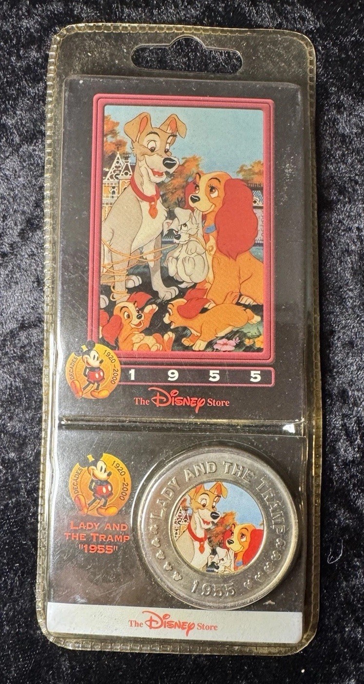Lady & the Tramp 1955 Disney Decades Collectible Coin Limited Release