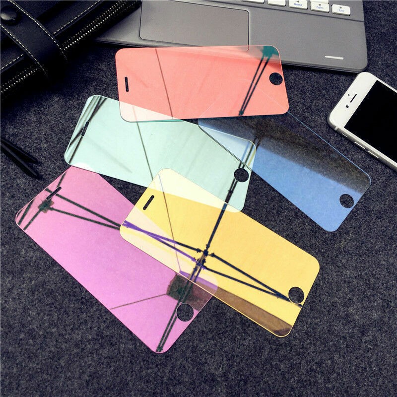 Mirror Screen Protector Tempered Glass Film For iPhone 15 14 13 12 11 Pro Max XR