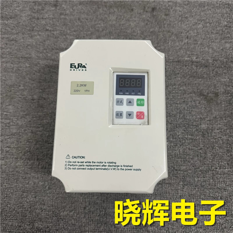 1Pcs Used EURA inverter F1000-G0022S2B 2.2KW 220V