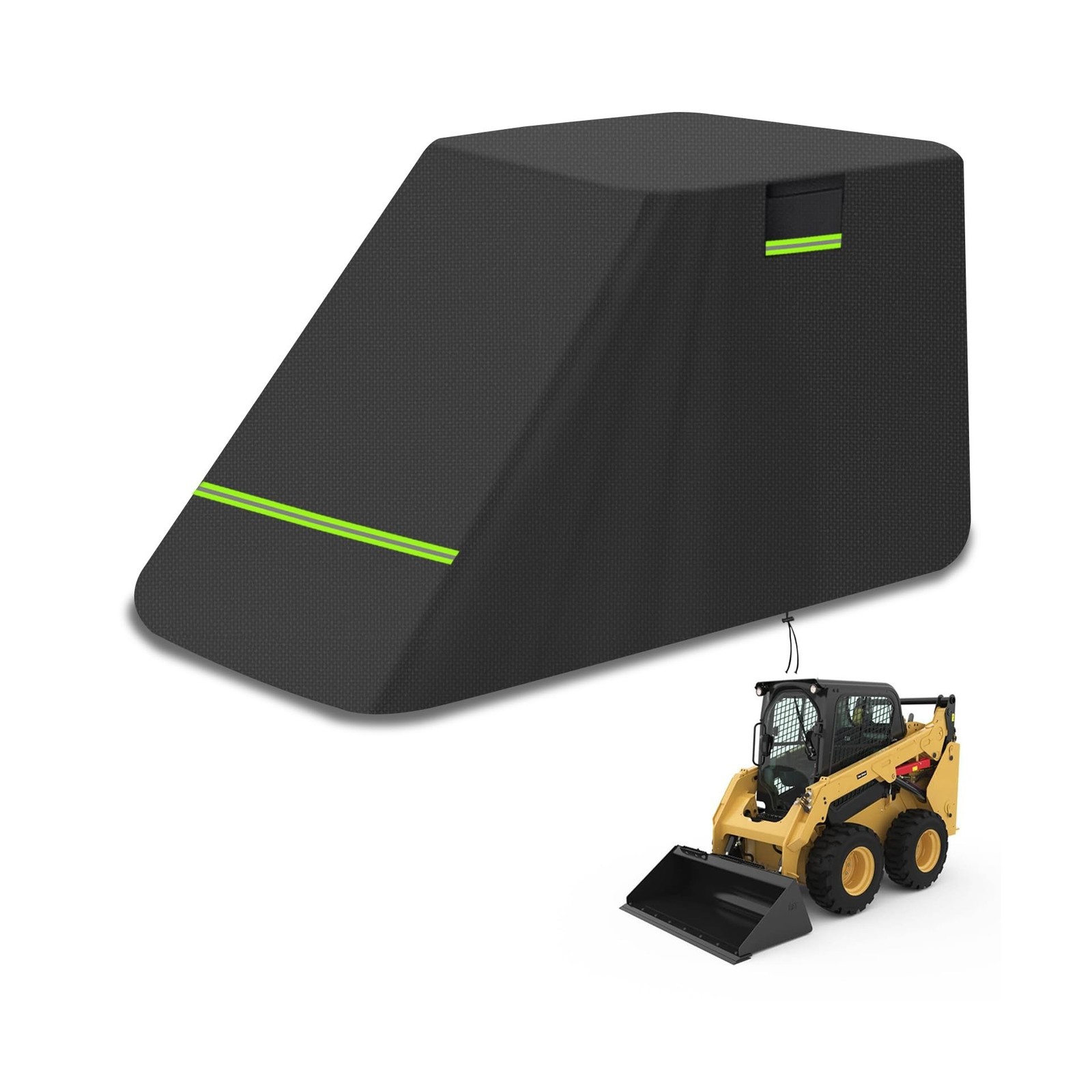 Skid Steer Loader Cover, Heavy Duty 600D Waterproof Oxford Cloth Skid Steer C...