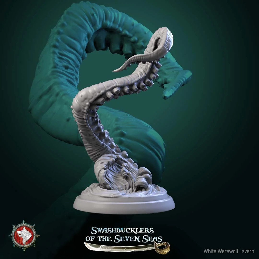 Kraken Tentacles - Resin Tabletop Miniature