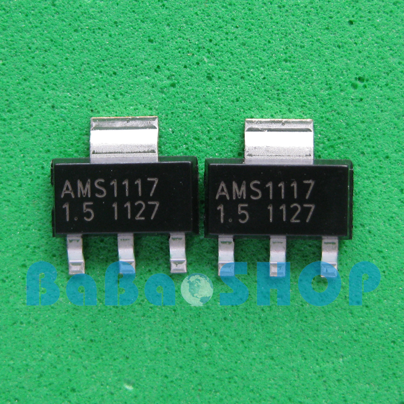 10pcs ~ 1000pcs New AMS1117-1.5 LM1117 AMS1117 1.5V 1A Voltage Regulator SOT-223