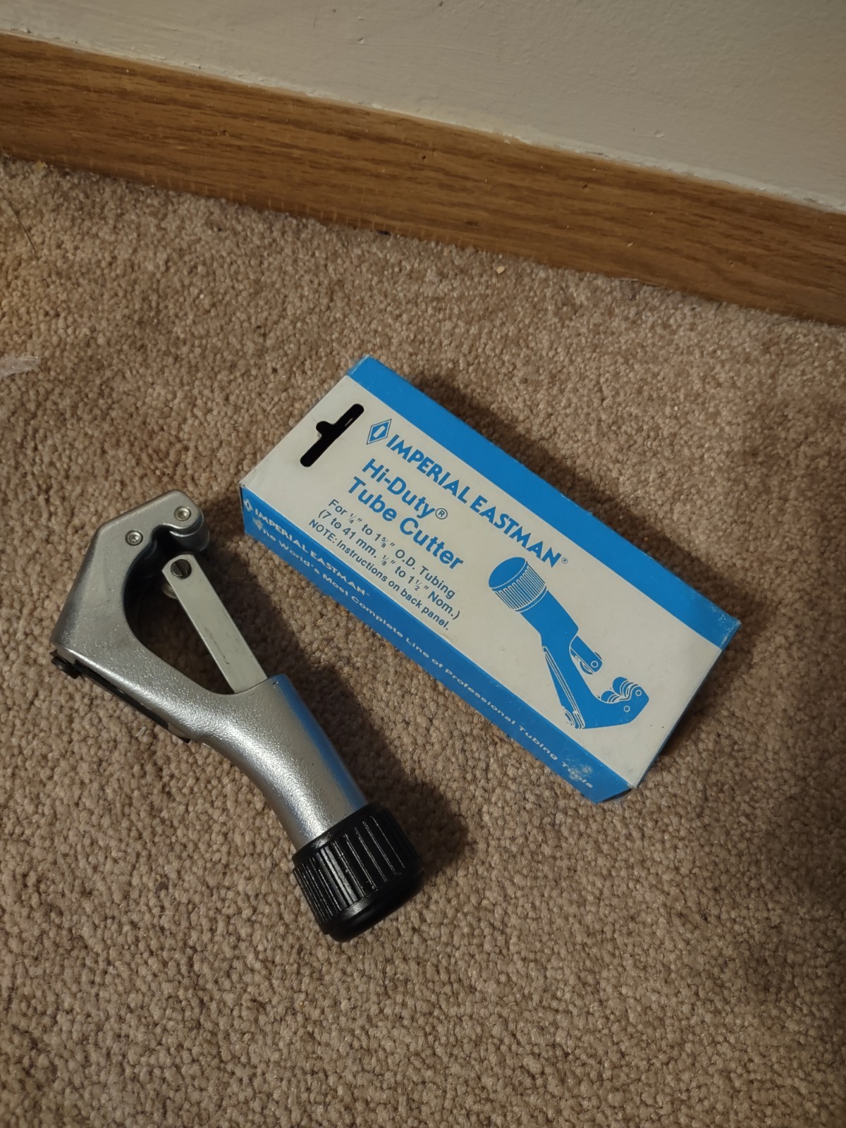 NOS Imperial Eastman #312-FC Hi-Duty Pipe Tubing Cutter 1/4" To 1-5/8" O.D. New
