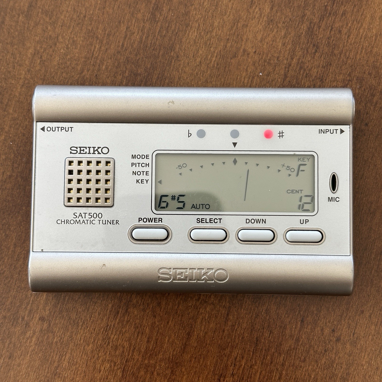 ⭐ SEIKO SAT100 SAT500 Digital Guitar And Bass Tuner -Tested Working ⭐