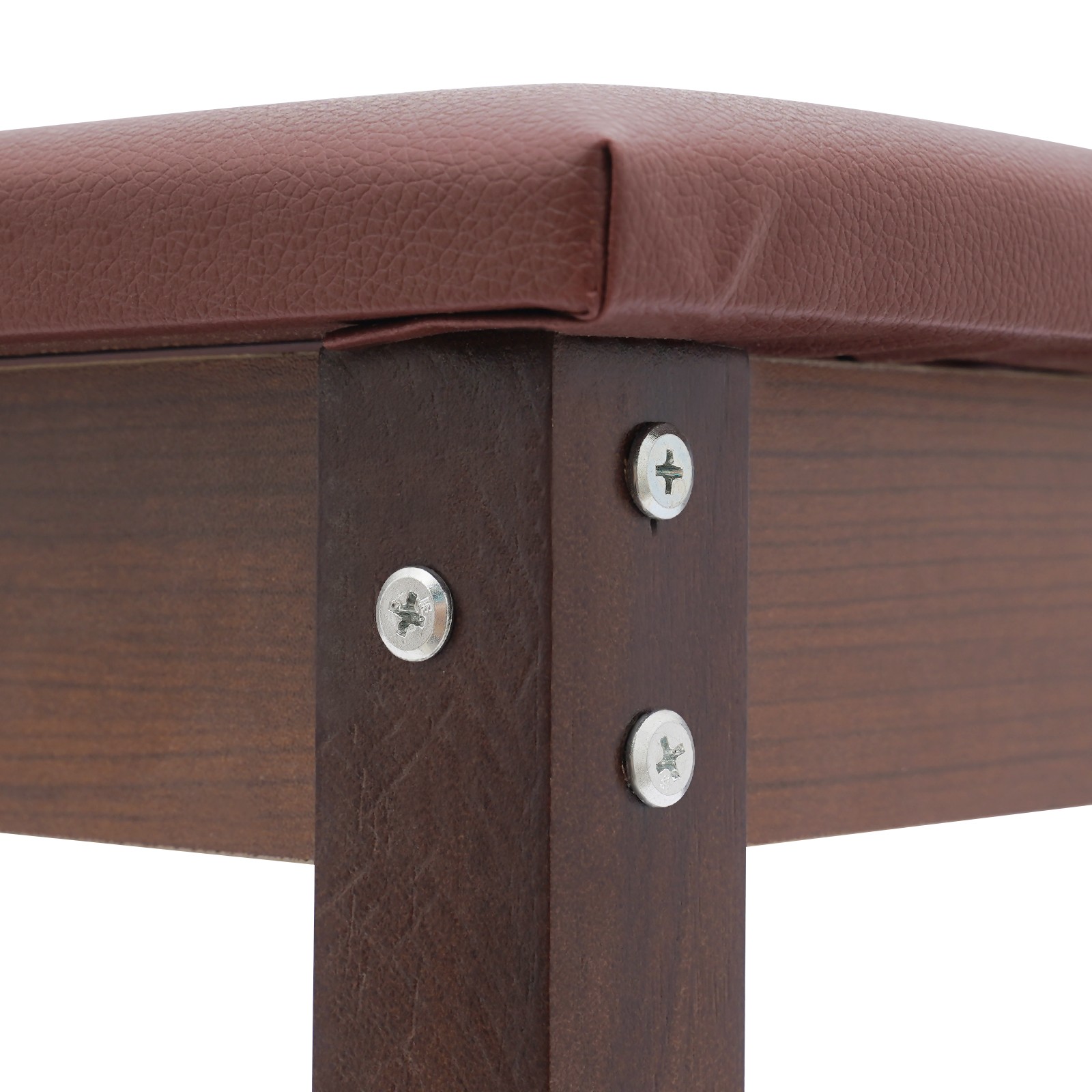Shoe Bench with Storage Shelf, 2-Tier Footwear Rack with Cushion Padded Seat