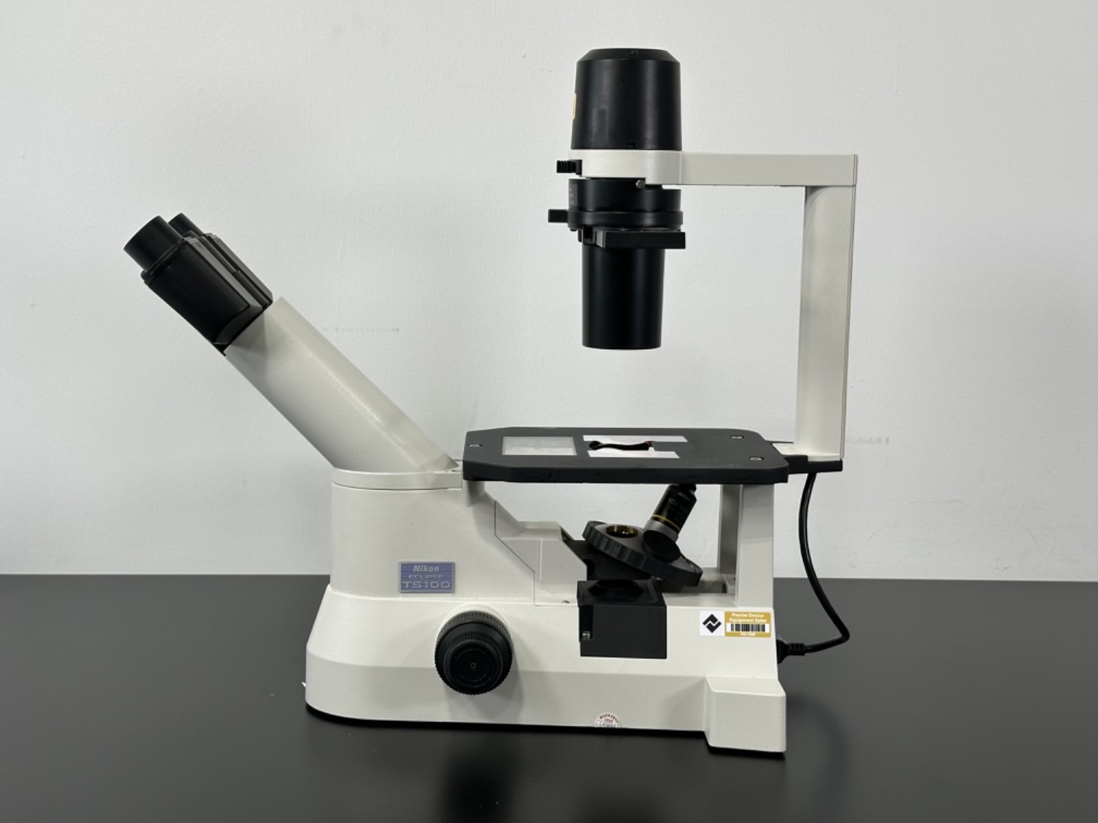 Nikon Eclipse TS100 Inverted Phase Contrast Microscope For Parts