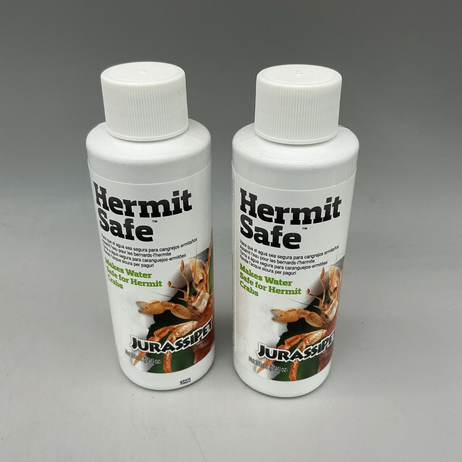 2 Pack Seachem Hermit Safe, 100 mL/ 3.4 fl. oz 100 ml/ oz Each New