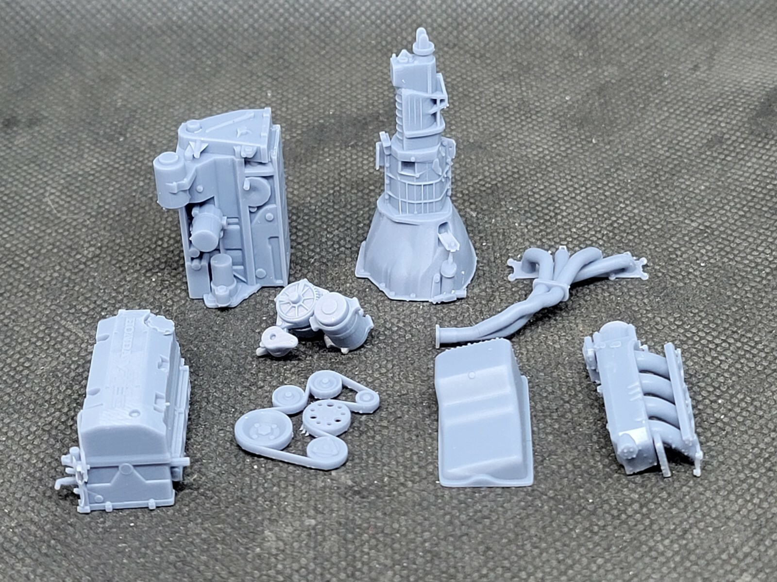 Honda F20C S2000 model engine resin 3D printed 1:24-1:8 scale
