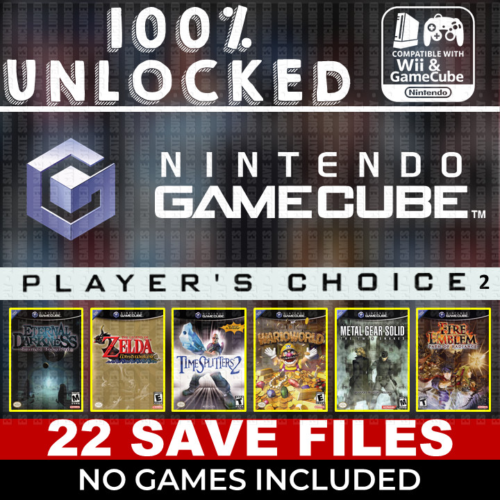 Zelda Wind Waker Fire Emblem Yu-Gi-Oh Twin Snakes Eternal Darkness Gamecube Card