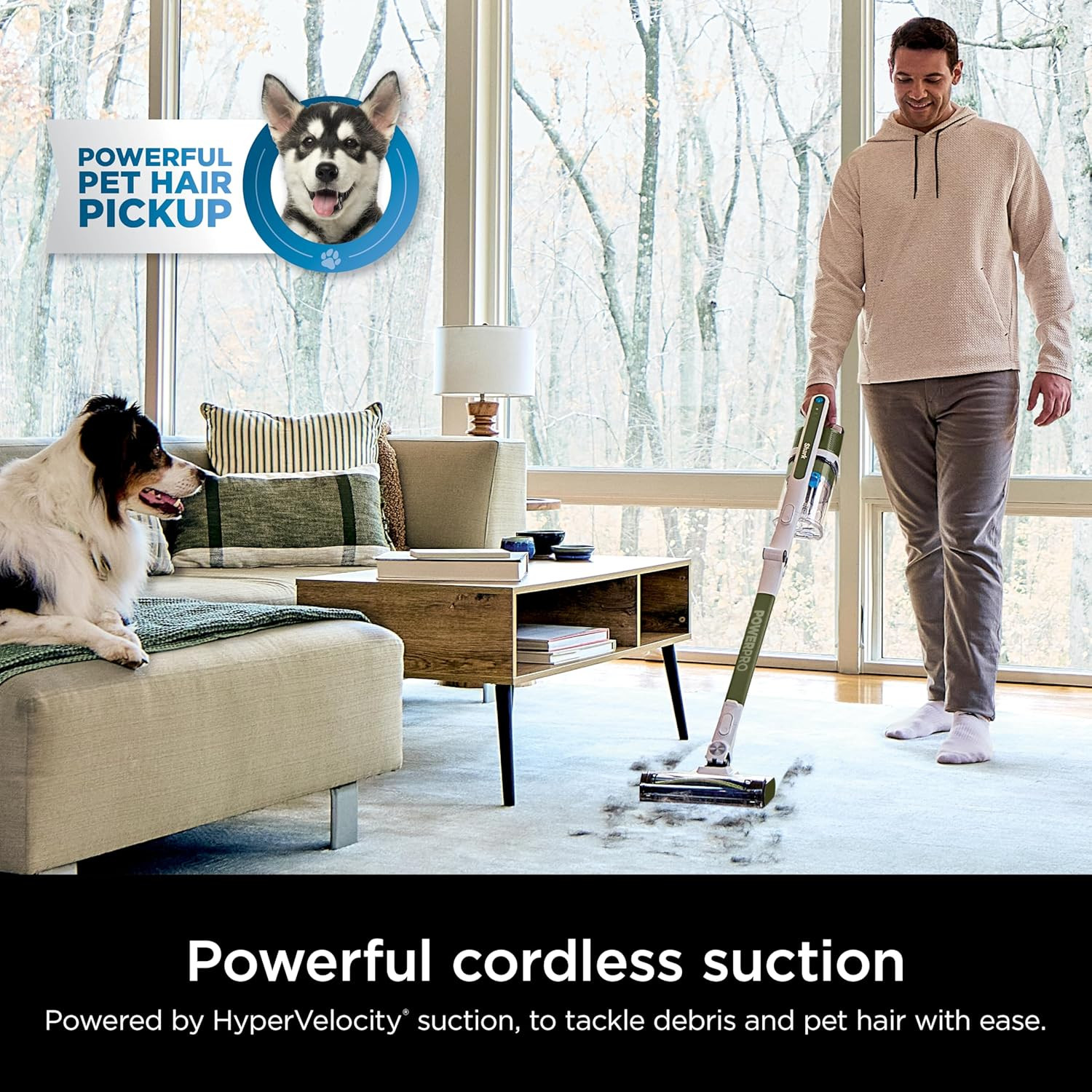 Shark Powerpro Flex Pet plus Cordless Vacuum, Floordetect Technology, Multiflex