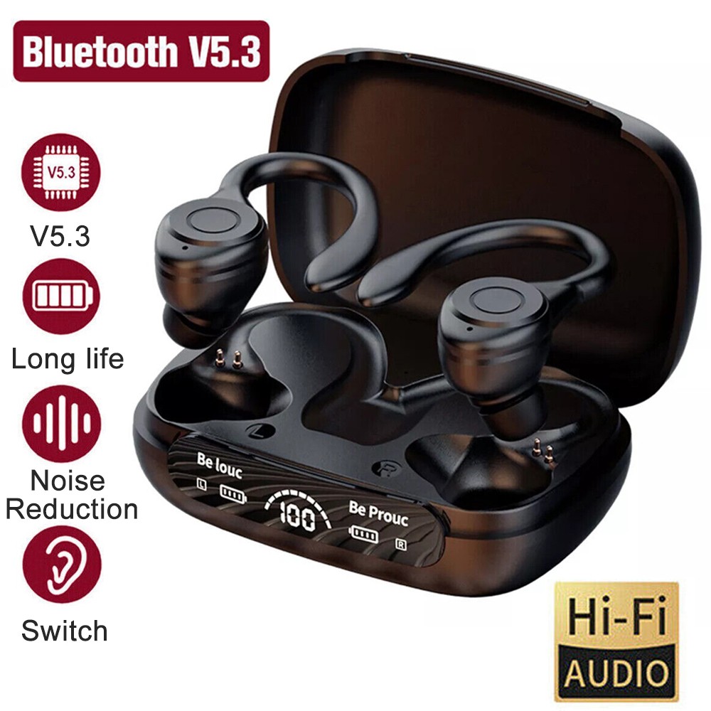 Wireless TWS Earphones Earbuds Bluetooth 5.3 Headset Stereo Headphones Ear Hook