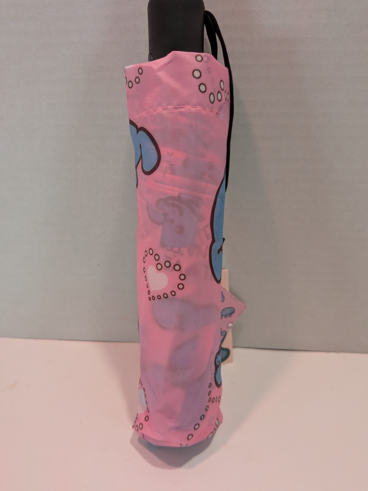 Chubby Mermaids Pink Manatee Folding Umbrella NWT