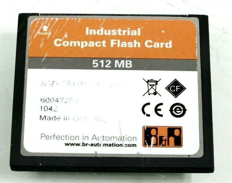B&R Industrial Compact Flash Card 512MB | Rev. C0 | 5CFCRD.0512-04