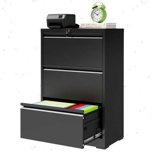 Filing cabinet Lockable horizontal drawer filing cabinet - Letters/Law/A4/F4 Han