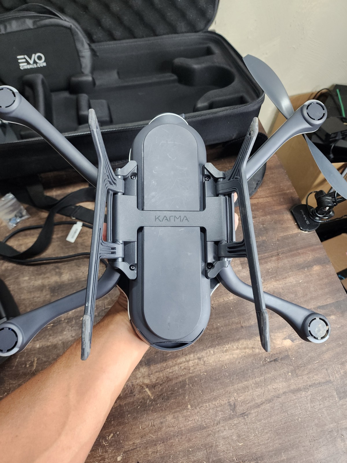 GoPro Karma Drone UNTESTED NEEDS A COUPLE THINGS powers On And Remote Works