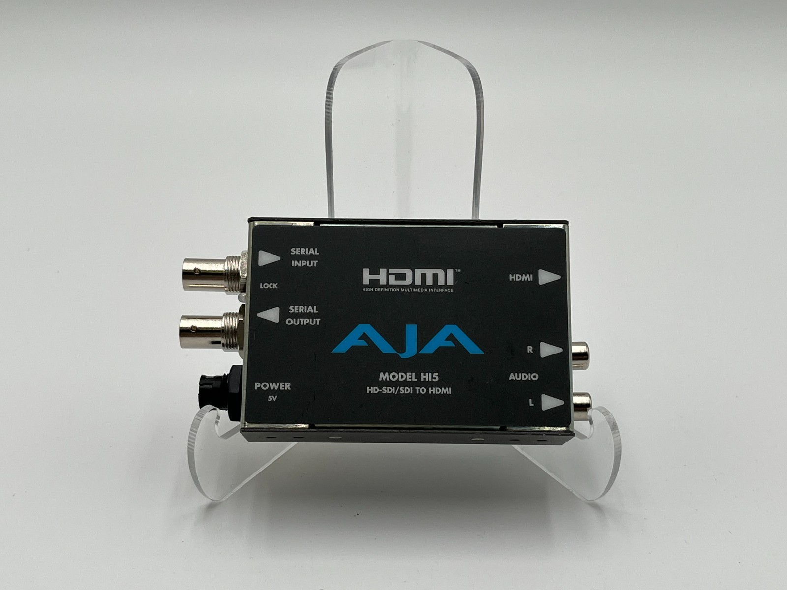 AJA Model Hi5 HD-SDI/SDI to HDMI Video and Audio Converter Power Tested