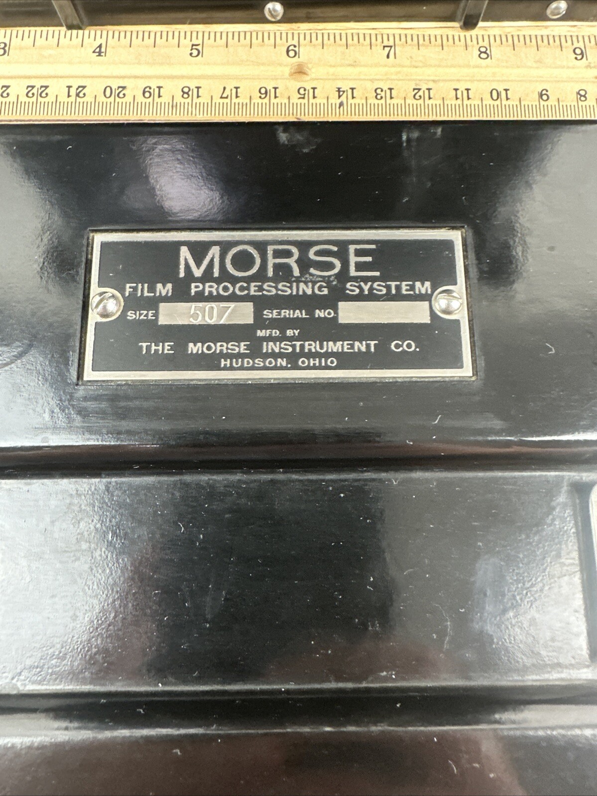 Morse Film Photography Processing Developer System Model 507 - Tank Only