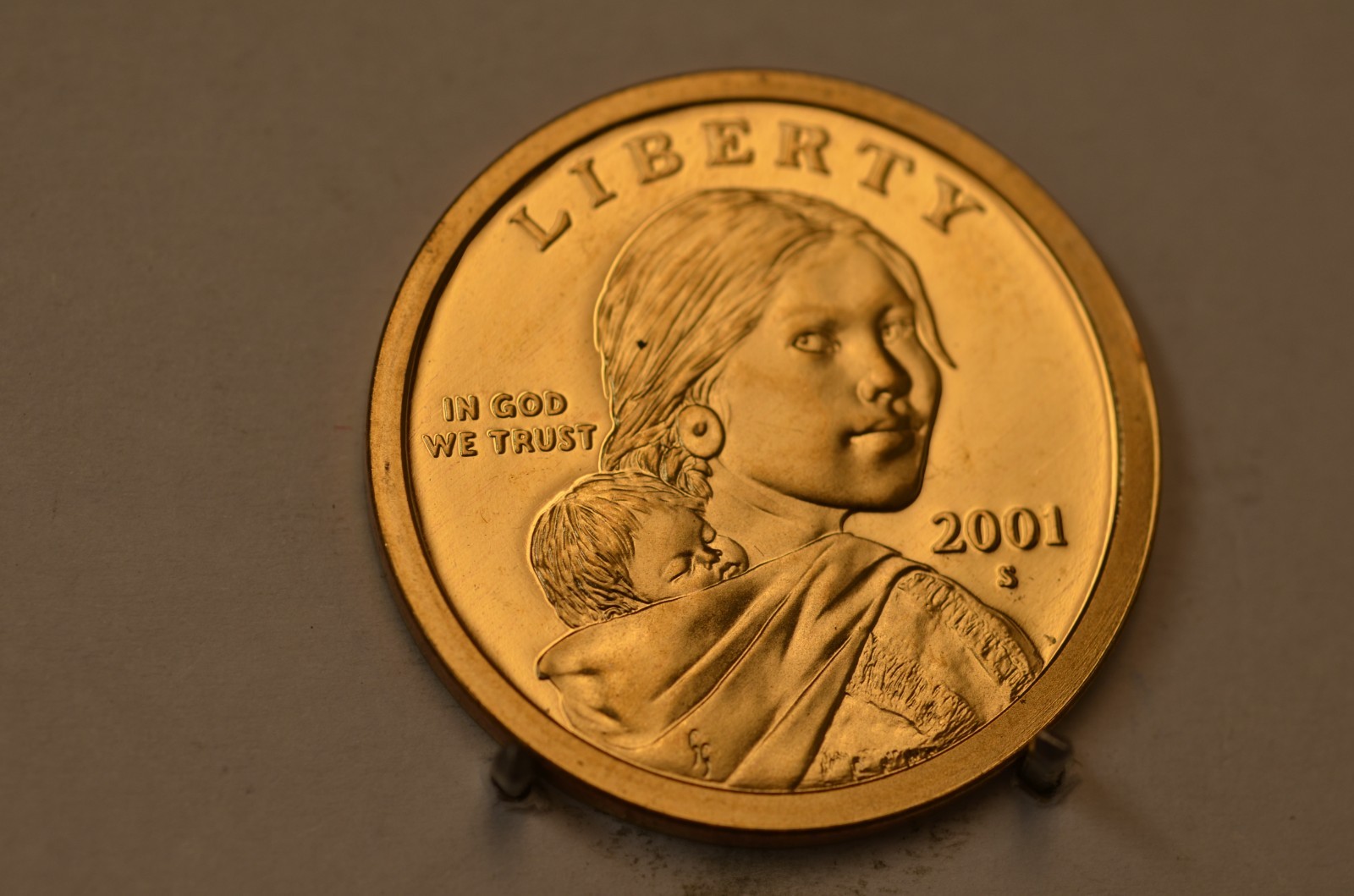 2001-S Choice Proof Sacagawea/Native Amercian Dollar (UNC) Item # 7099