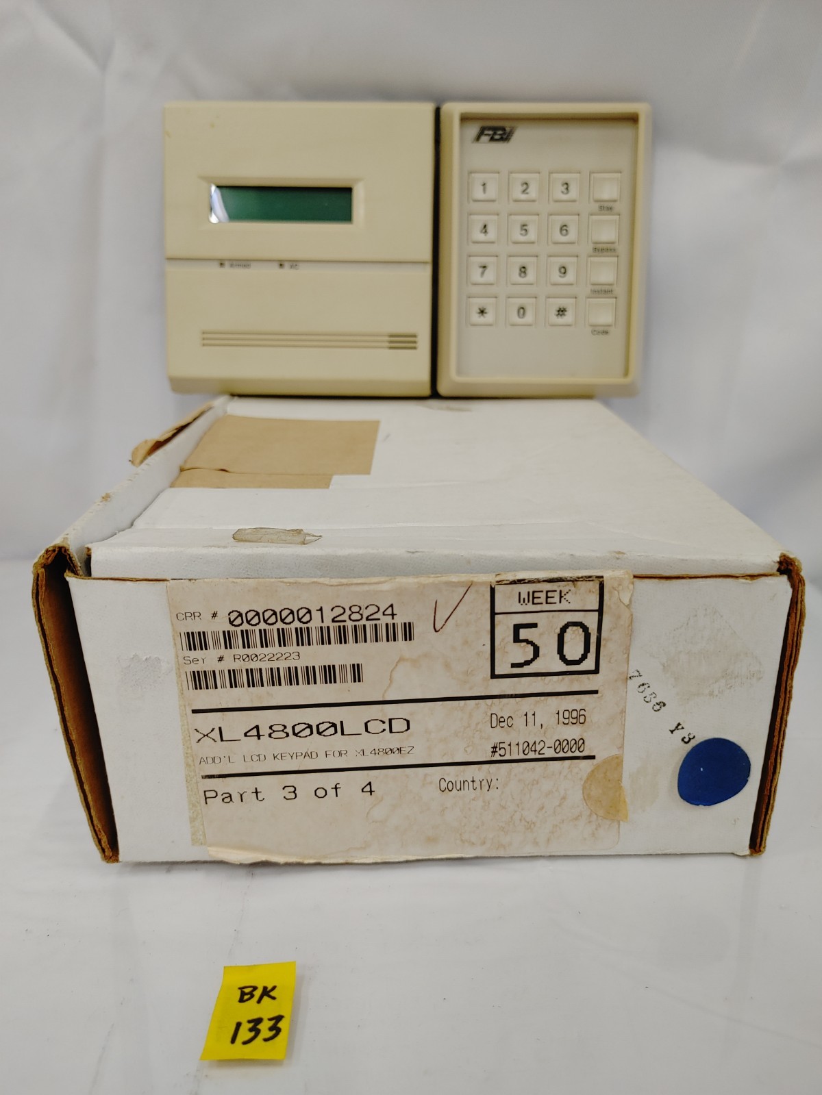 FBII XL4800 LCD KEYPAD