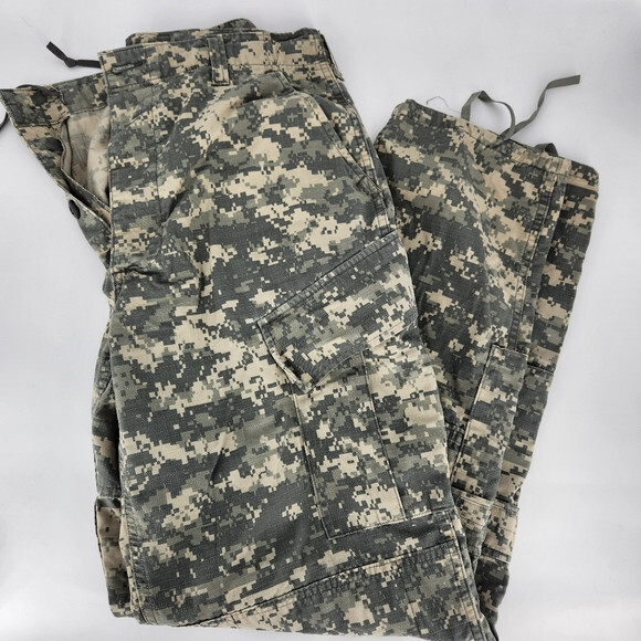 Army Combat Trousers Uniform Pants Women's Size Medium Long Camouflage