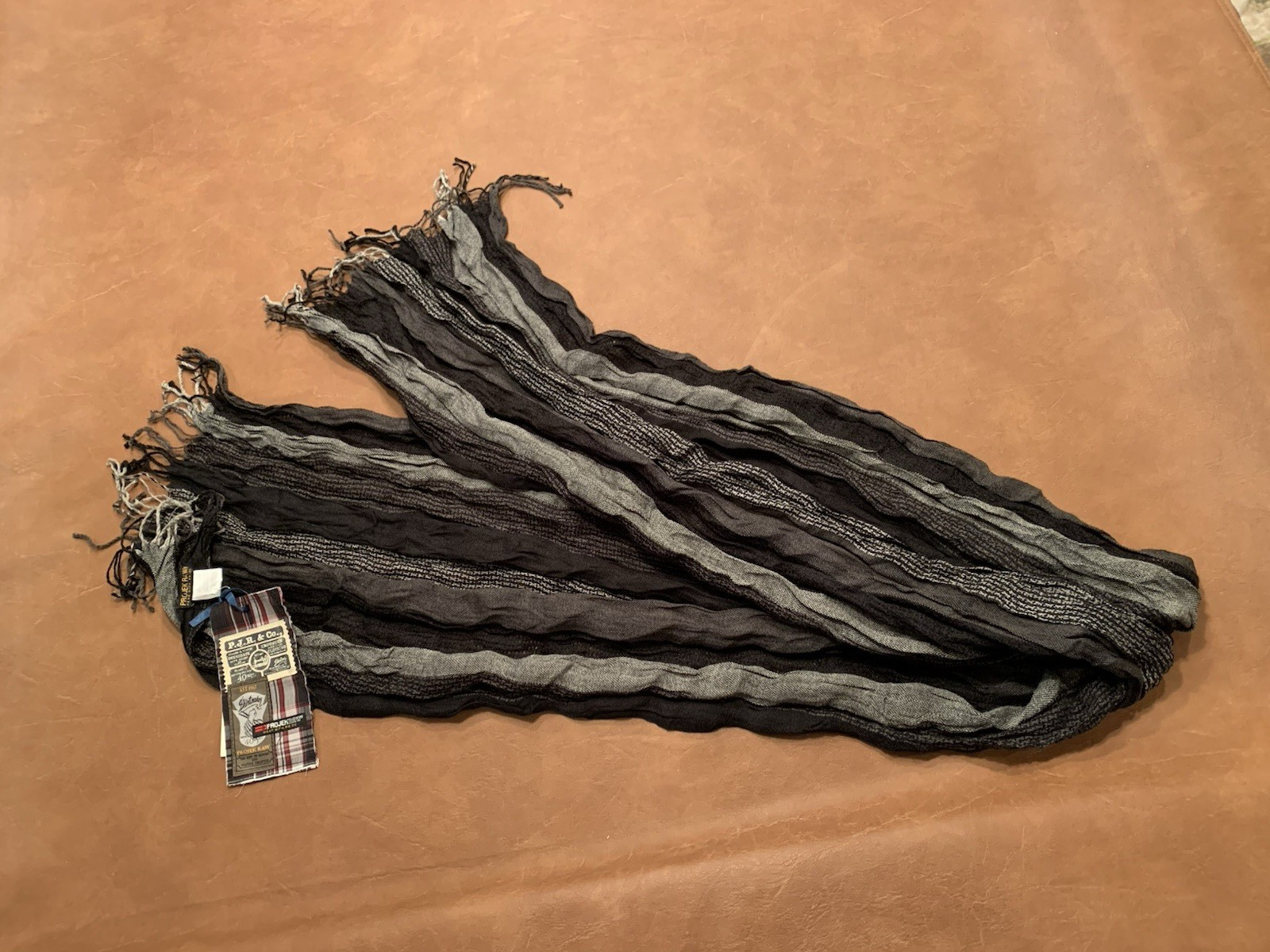 Projek Raw Mens Scarf New With Tags (24 inches by 6 feet)