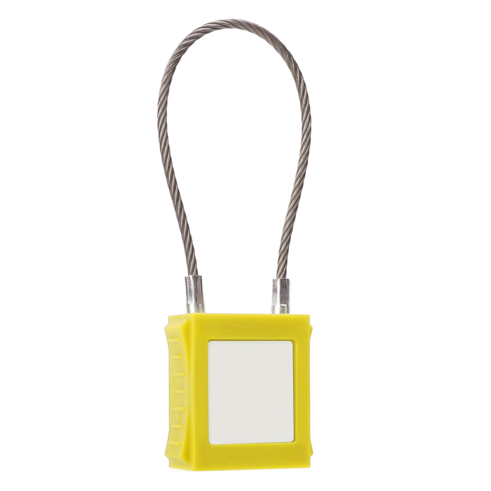 Lockout Tagout Cable Locks 85mm Shackle Steel Safety Padlock With 2 Key For