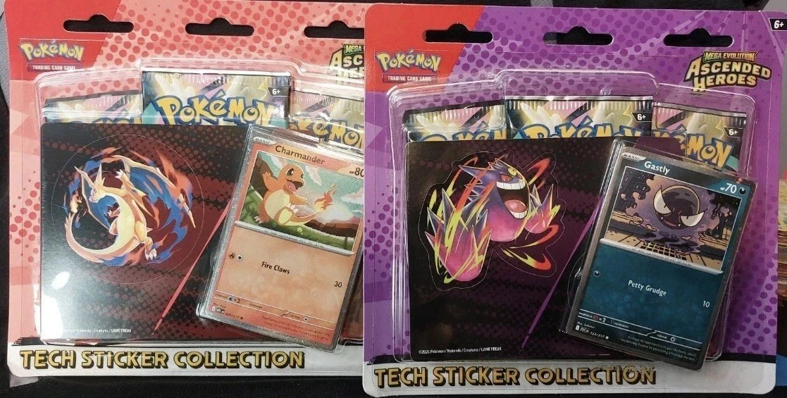 Pokemon TCG: Ascended Heroes Tech Sticker Collection