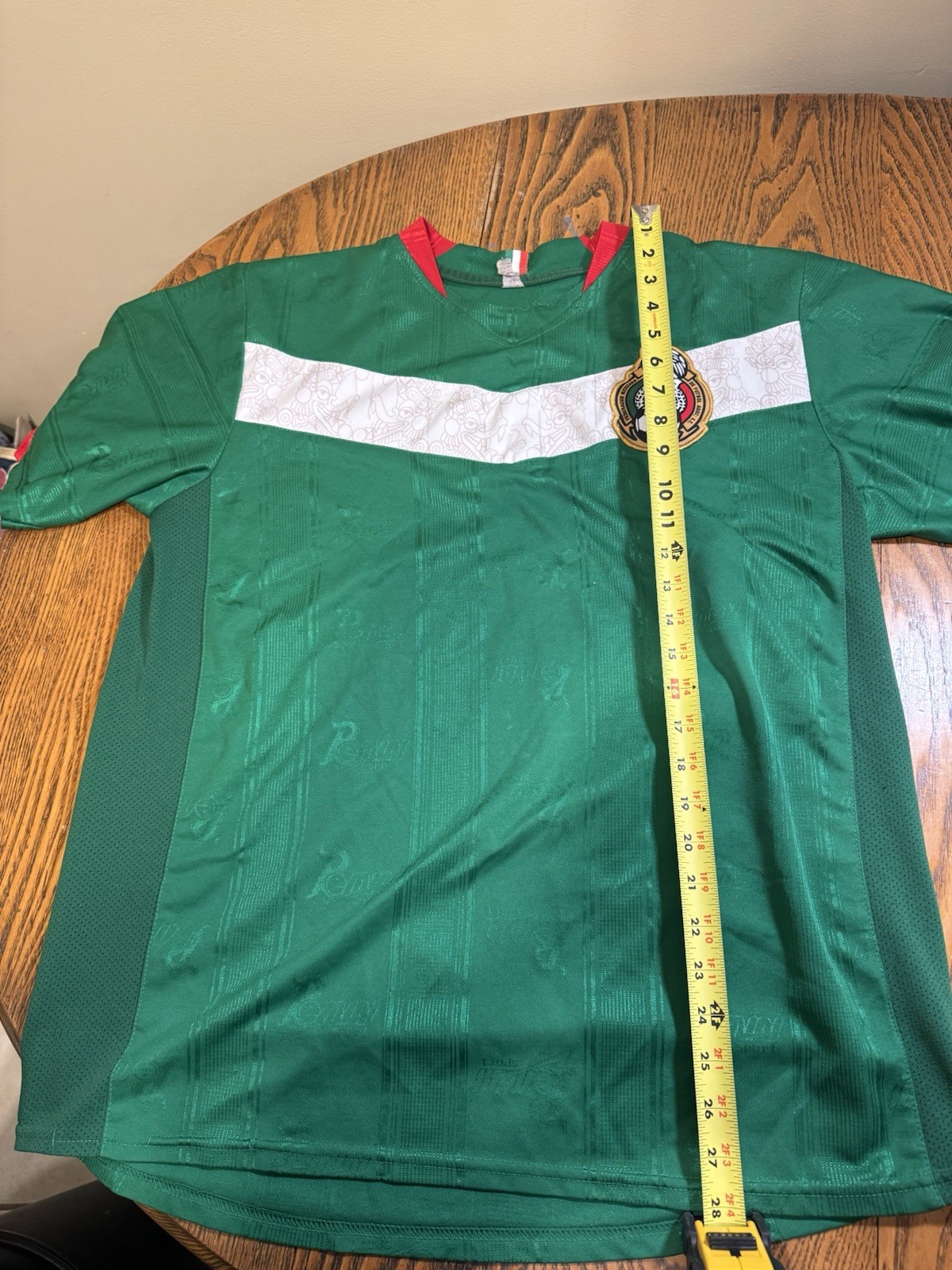 Pemini Men’s México Soccer Jersey Mexico Playera Talla Mediana