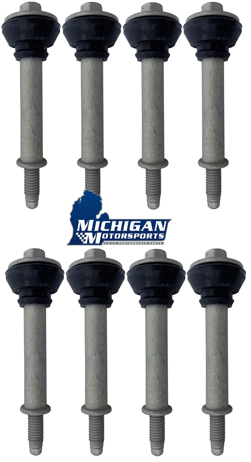 LS Valve Cover Bolts with Grommets -Set of 8 for 1999-2013 4.8 5.3 5.7 6.0L 6.2L